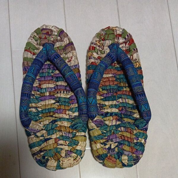 布 草履 手作り室内履き