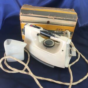 [ free shipping ] Showa era consumer electronics * Toshiba TOSHIBA/ steam iron HIS-64FH* Showa Retro * that time thing * Vintage *