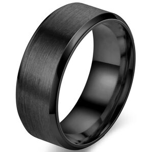 【売れ筋!】指輪 メンズ リング ステンレス 8mm シンプル ファッション アクセサリー