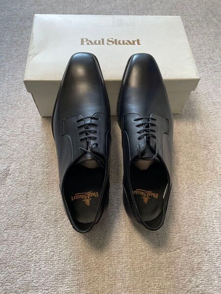 Paul Stuart プレーントゥビジネスシューズ ブラック