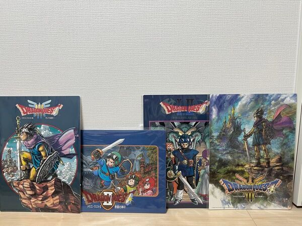 ドラゴンクエストふくびき所スペシャルアートボード4種類まとめ売り a3サイズ