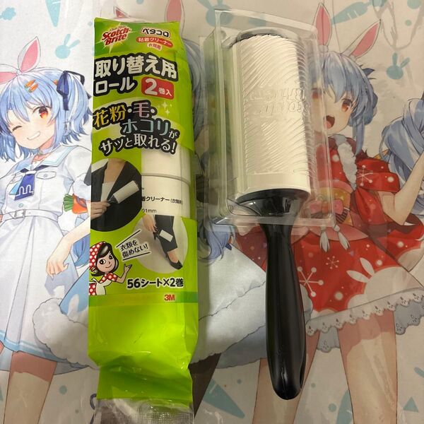 スコッチブライト ペタコロ粘着クリーナー 衣類用 本体、取り替え用セット