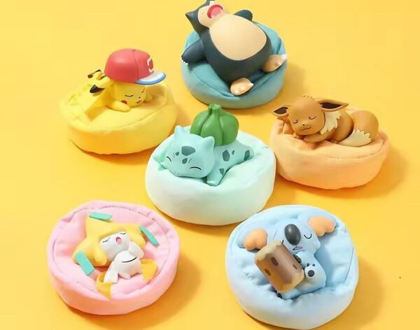 おやすみポケモン フィギュア 6種セット