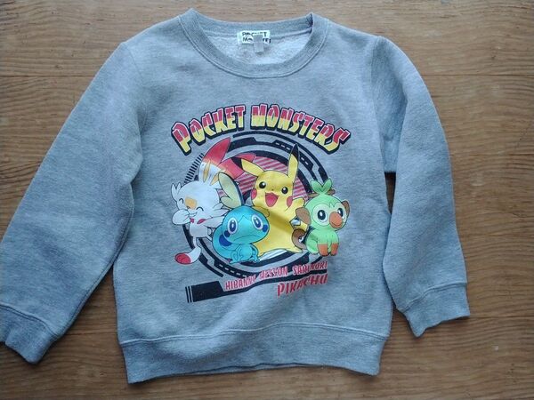 子ども服 トレーナー120ポケモン 長袖トレーナー