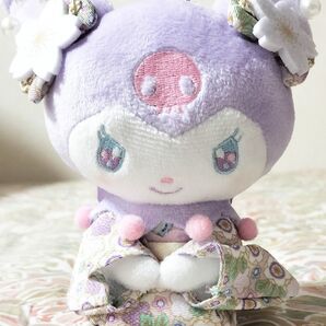 ゆめふわおもてなしボールチェーン クロミ 黒着物 桜