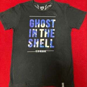 【匿名配送】 攻殻機動隊 ユニクロ コラボTシャツ Sサイズ ブラック Tシャツ 黒
