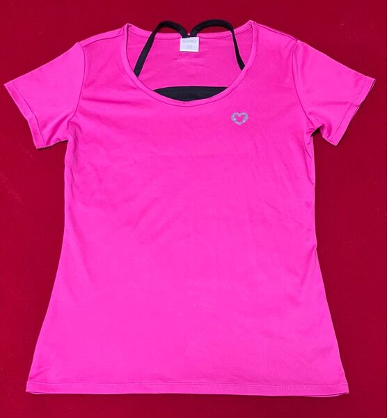 IGNIO イグニオ スポーツウェア M ピンクTシャツ ディズニー ミッキー M Tシャツ 半袖