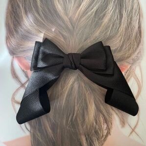 【ハンドメイド】リボンヘアクリップ☆ヘアアクセサリー215