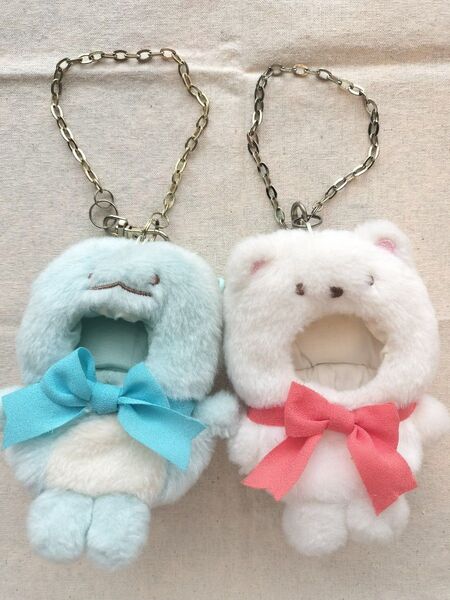 すみっコぐらし てのり ぬいぐるみ 2個セット キーホルダー