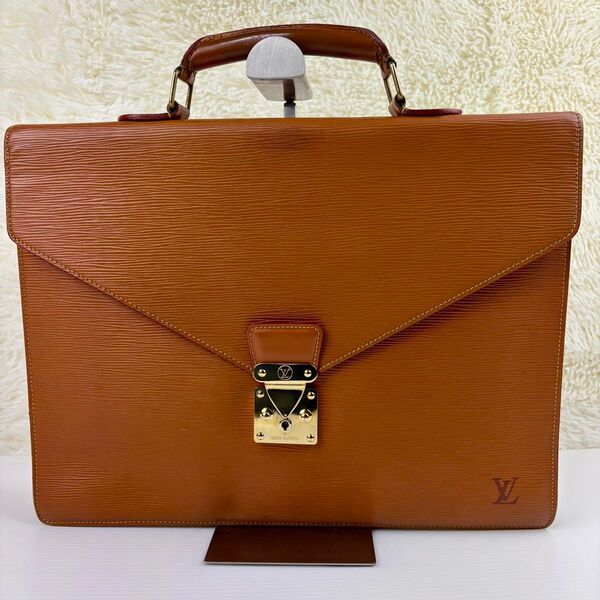 正規品!LOUIS VUITTON ルイヴィトン M54418 エピ セルヴィエット アンバサダー コンセイエ ビジネスバッグ