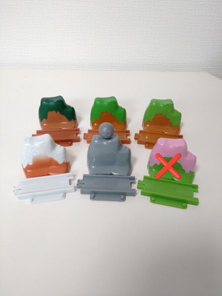 ☆バラ売り可☆カプセルプラレール 山レールセット