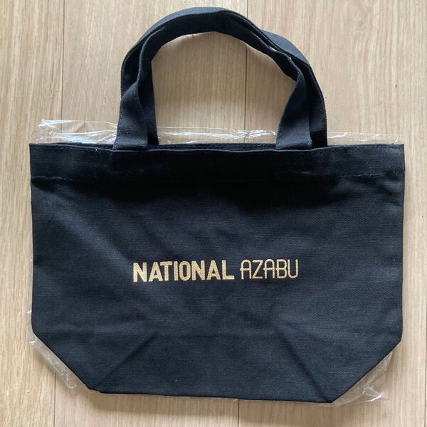 【新品・未使用】ナショナル麻布 ORIGINAL MINI TOTE ブラック 大人気完売商品 ※即日発送いたします!