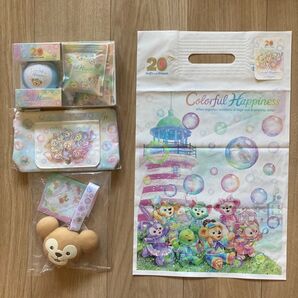 【カラフルハピネス】おてふきキャリー キャンディ・スナックケース ショッパー ステッカー ※即日発送いたします!