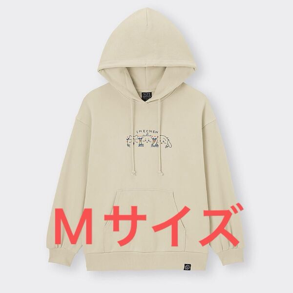 GU ジーユー ちいかわ パーカー スウェット M ベージュ