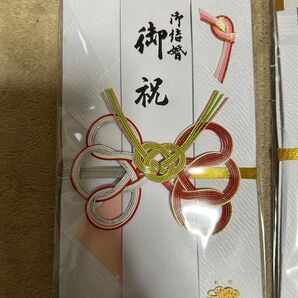新品 御祝儀袋 ご祝儀袋 金封 のし袋 御結婚御祝 こぼれ梅 シンプル ウエディング 2つセット