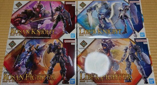 BANDAI 30MF ローザンナイト+リーベルナイト+ローザンファイター+リーベルファイター+クラスアップアーマー4式