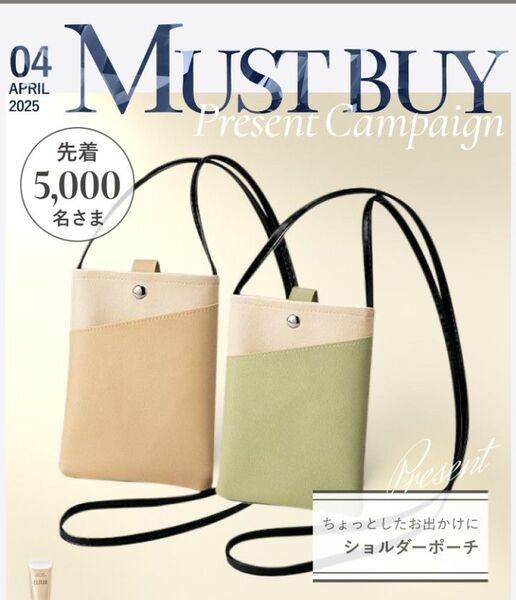 ミニショルダーポーチ 資生堂オンラインストア 新品