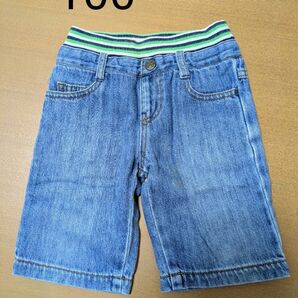 HusHusH ハーフパンツ デニムハーフパンツ 100