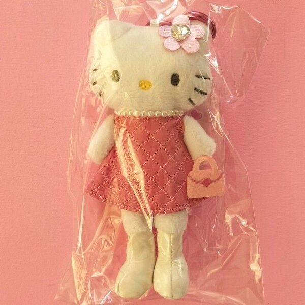 【新品・未開封】ハローキティ スタイルアップマスコット ピンクキルト