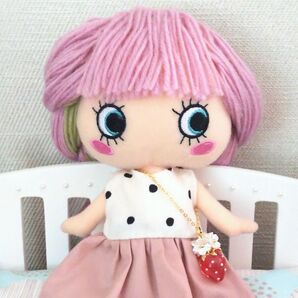 イーマリーちゃんの苺ポシェット クリアレッド