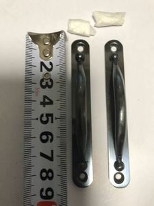 襖金具　平安京　45- 14 銀古美大安取手　87mm 2個