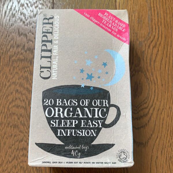 CLIPPER Tea イギリス ORGANIC Sleep easy クリッパー ハーブティー 安眠 カフェインなし ロンドン