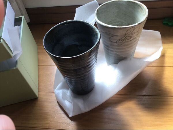 湯呑み ペア 信楽焼 新品
