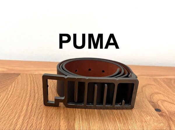 PUMAゴルフ レザーベルト ブラック