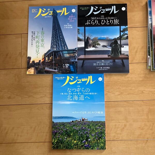 ノジュール 2019.4.5.6月号3冊セット