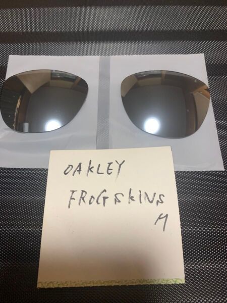 【新品未使用】 Oakleyフロッグスキン 交換レンズ ミラー偏光レンズ