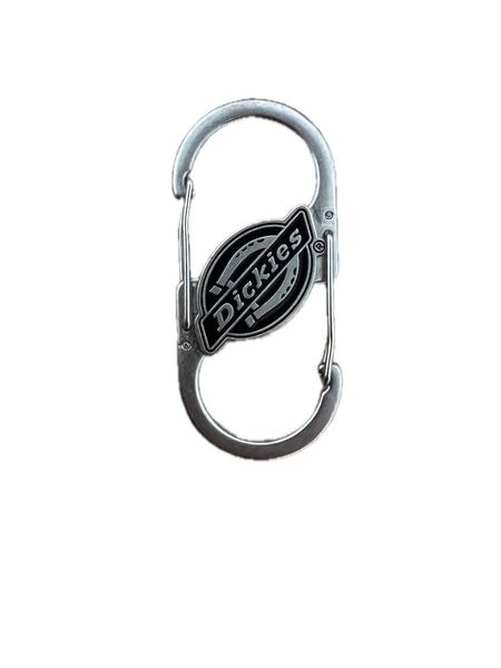Dickies ダブルカラビナ シルバー