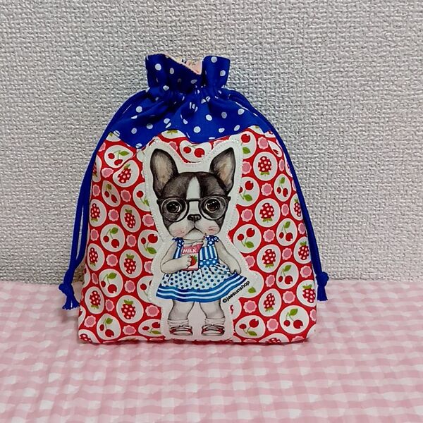 コヤンイサムチョン バニーちゃん ジンコちゃん 巾着 ハンドメイド 小物入れ