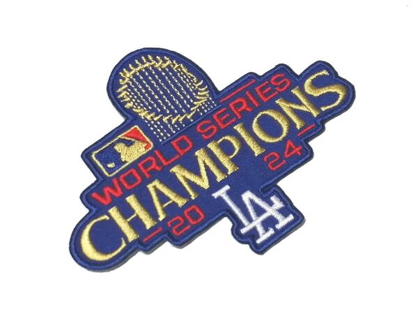 ドジャースアイロンワッペン WS2024 CHAMPIONS LA 2025GC