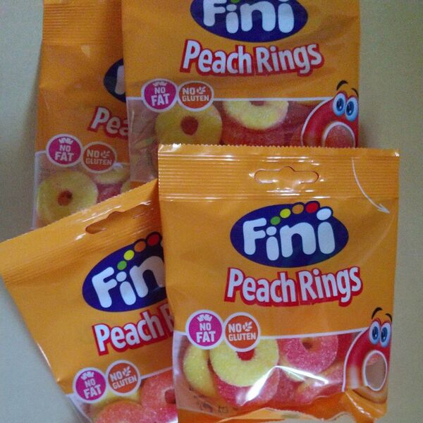 Fini ピーチ味リンググミ 4袋セット