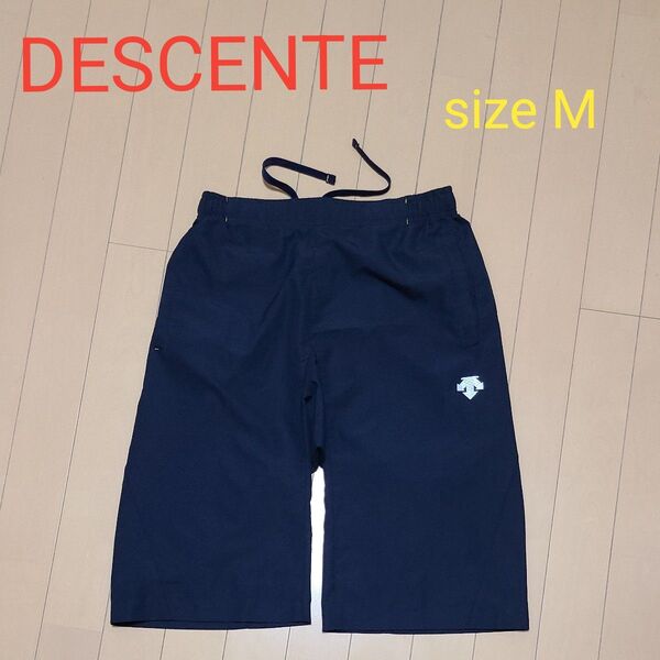 DESCENTE デサント ハーフパンツ Mサイズ ネイビー サッカー・フットサル 練習着