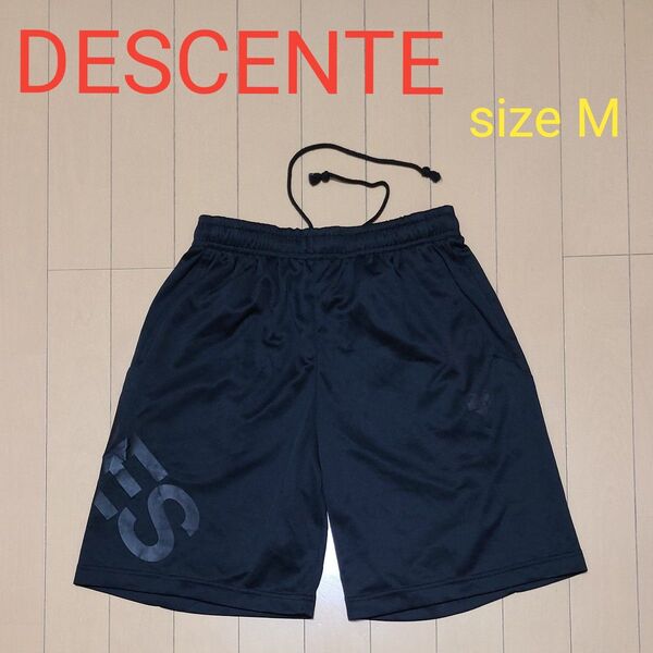 DESCENTE デサント ハーフパンツ Mサイズ ブラック サッカー・フットサル 練習着 ゲームパンツ