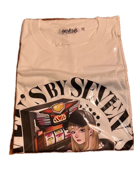 新品 セブンズTV 沖ヘラTee(白)XL Tシャツ