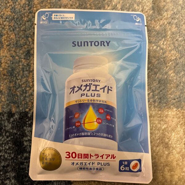 新品未開封 サントリー オメガエイドプラス 180粒