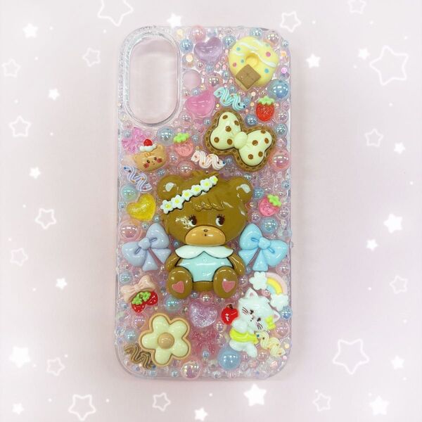 iPhoneケースデコ電 mikko