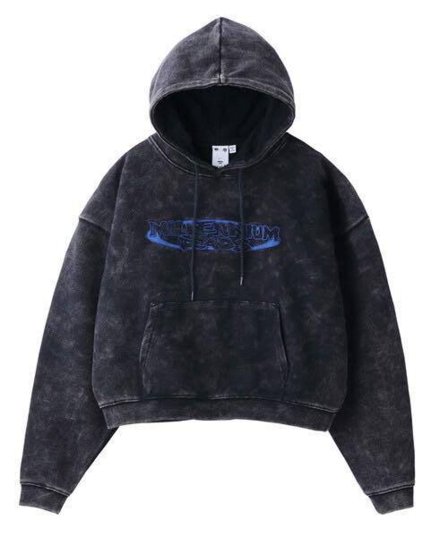 《x-girl》MILLENNIUM RADS CROPPED HOODIE