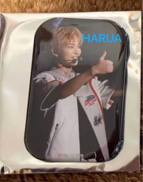 &TEAM セカナン 2024 'SECOND TO NONE' グッズ スクエア缶バッジ HARUA ハルア