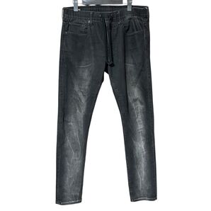 G-Star RAW メンズ デニムパンツ ストレッチ 黒 ブラック 32インチ 3301 SLIM