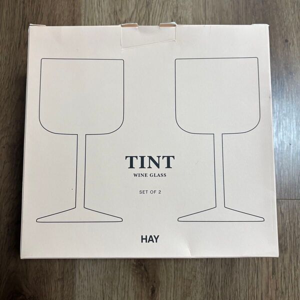HAY ヘイ グラス 2個セット ピンク イエロー 250ml ペア 新品未使用