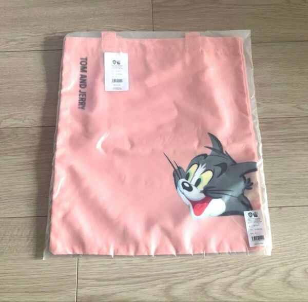 トムとジェリー トートバッグ ピンク