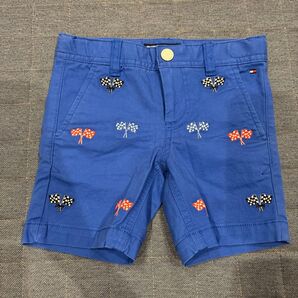 本日限定値下げ!Tommy Hilfiger キッズ ハーフパンツ レーシングフラッグ サイズ2