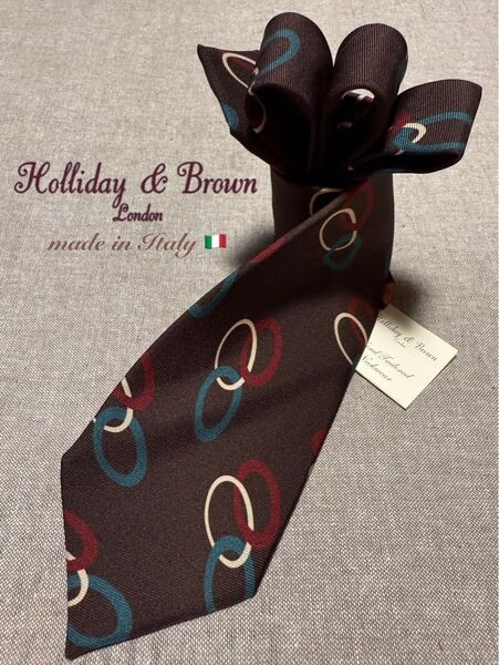 【新品】Holliday & Brown/ホリデー&ブラウン/リングモチーフ/サークル/ブラウン