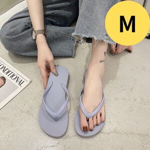 ビーチサンダル M レディース カラフル 紫 海 美脚 歩きやすい