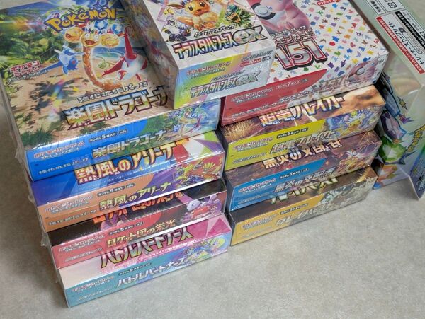 最終値下げ! スペシャルプレゼント付けます。 ポケモンカードゲーム BOX まとめ売り 全てシュリンク付き未開封 10BOX