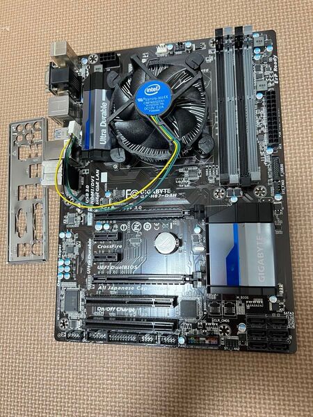 GIGABYTE GA-H87-D3H 4世代マザーボード 動作品