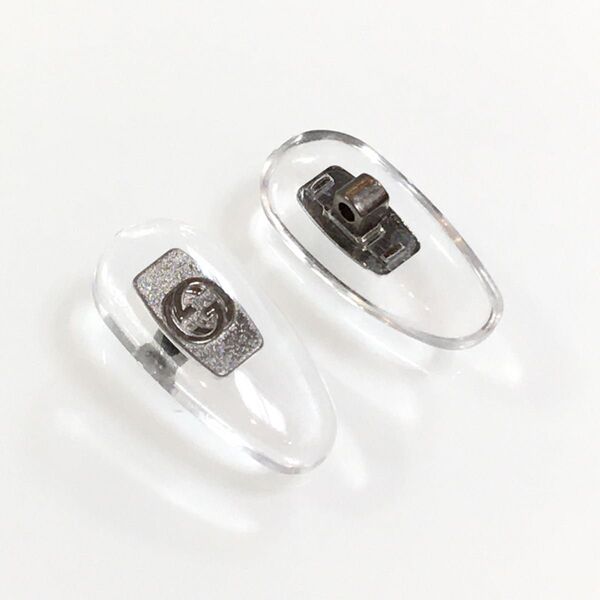 GUCCI gucci グッチ 鼻パッド パッド サングラス メガネ 眼鏡 カラー クリアー シルバー ノーズパッド パット